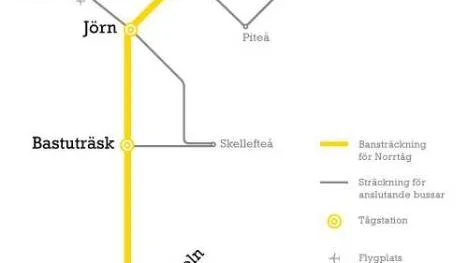 Norrtåg kommer att trafikera bland annat sträckan Narvik-Luleå samt Luleå-Umeå.