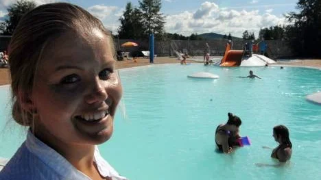 "Det mesta av Krajakampen och familjedagen på Kraja kommer att ustpela sig kring utebadet", berättar Sofi Holmgren.
