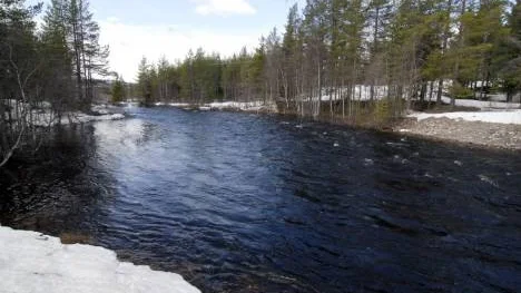 Höga vattenflöden i älvar och åar är det även i inlandsområdet. Dock långt ifrån den extrema vattennivå som drabbat kusttrakterna.