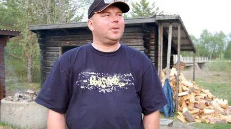 Mats Johansson fick ingen fisk, men njöt ändå av att vara ute i naturen.