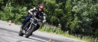 Drifting - däck som går upp i rök