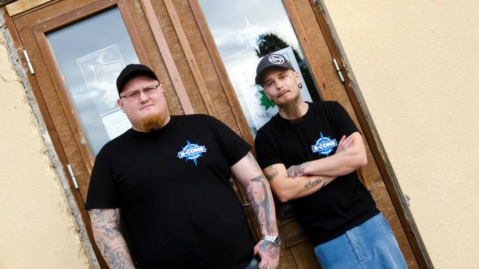 Initiativtagare. I den nybildade föreningen X-cons Boden-Luleå sitter Kristian Johansson (vänster) som ordförande och Martin Linné Öhman som sekreterare.