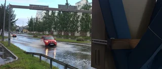 Just nu: Regnkaos i Luleå