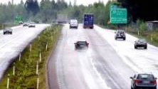 Farlig färd. I Norrbotten ligger E10 och väg 97 på tredje och fjärde plats bland de 25 sträckorna med lägst skydd.  Foto: