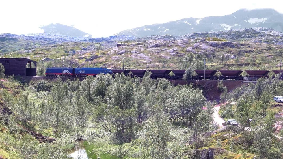 Stort år. Flera rekord slogs under 2014 för Malmbanan på sträckan Kiruna-Narvik.