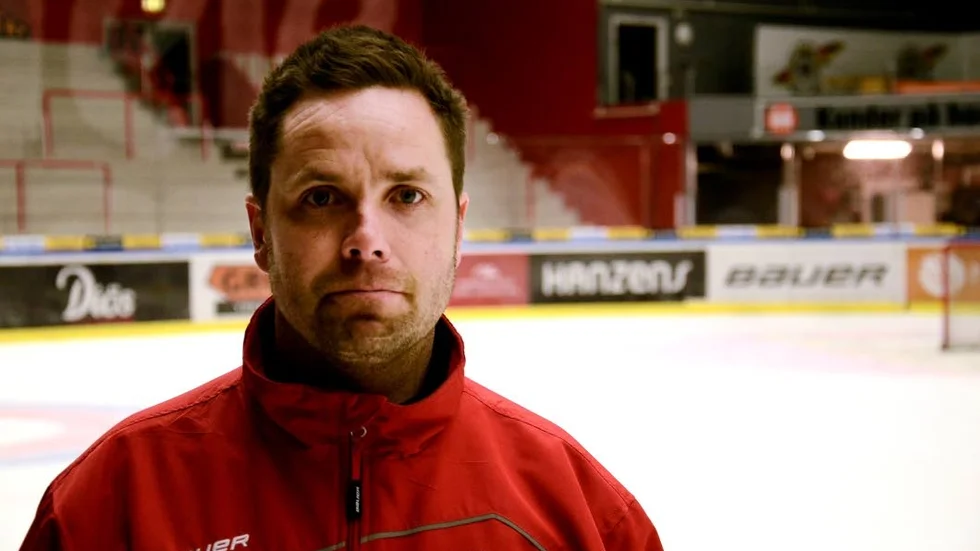 Stefan Hedlund, tränare för Luleå Hockeys J20.