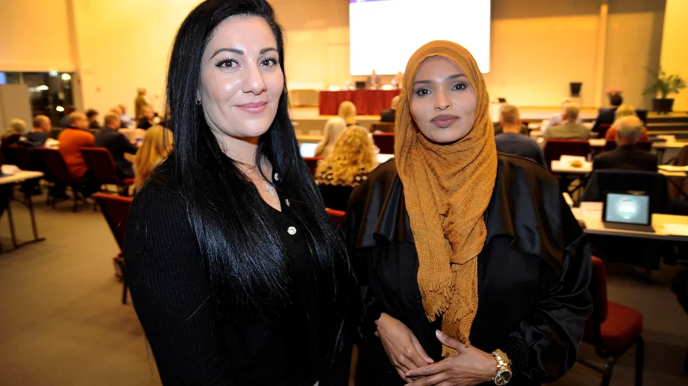 Madlin Marouki (KD) och Rose-Farhiya Adan Hassan (MP) är båda ganska nya i politiken.
