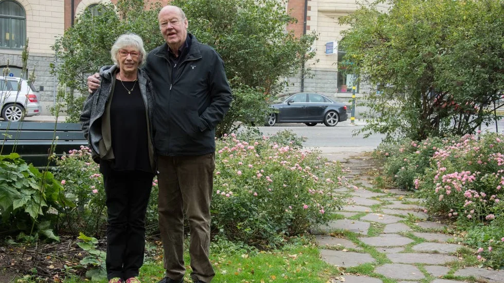 Första teaterensemblen. Skådespelarna Barbro Oborg och Sten Ljunggren tillhörde den första teaterensemblen på Norrbottenteatern, där de arbetade i sex år.