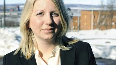 NY VD. Erica Mattsson är ny vd på Kiruna Lappland, en sorts paraplyorganisation för besöksnäringen i Kiruna. Foto: Mattias Forsberg