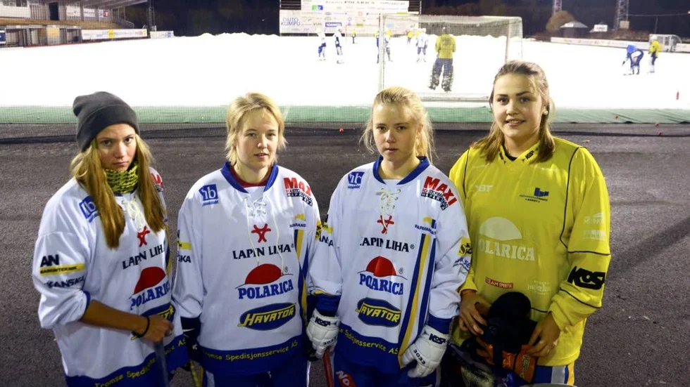 Redo för premiär. Nyckelspelarna Riina Ellonen, Petra Verhelä, Linda Lohiniva och Tytti Segerman är laddade för lördagens möte med Team Hälsingland.