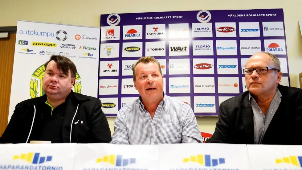 Samarbete. Markko Taramaa, styrelseledamot ToPV, Tommy Innala och Sune Nilsson, HT Bandy, satsar på ett gemensamt elitlag.