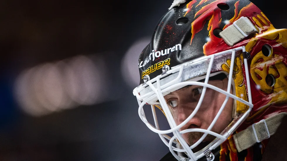 Joel Lassinantti höll sin 42:a nolla i SHL. Han närmar sig rekordet.