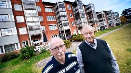 Sven Nyberg och Bertil Eriksson från Bostadsföreningen Senioren.
