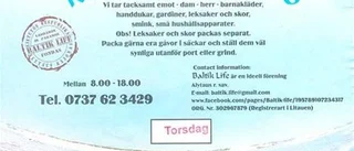 Klädinsamling pekas ut som bluff