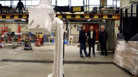 AVANCERAT. R-auotomatic utgår ofta ifrån en standardrobot som på bilden. Den modifieras till att klara specialiserade och avancerade arbetsuppgifter.