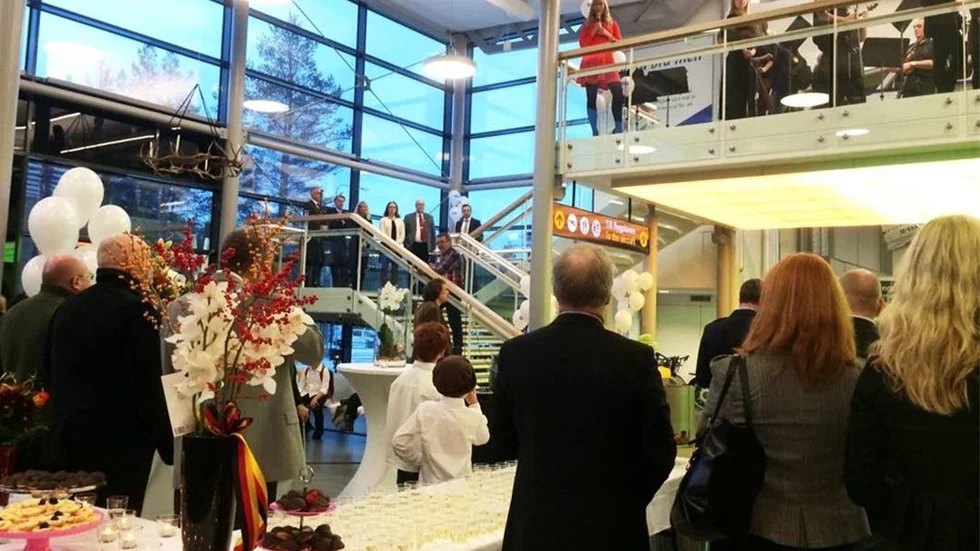 INVIGD. Vid en ceremoni på torsdagen invigdes nya Luleå airport.