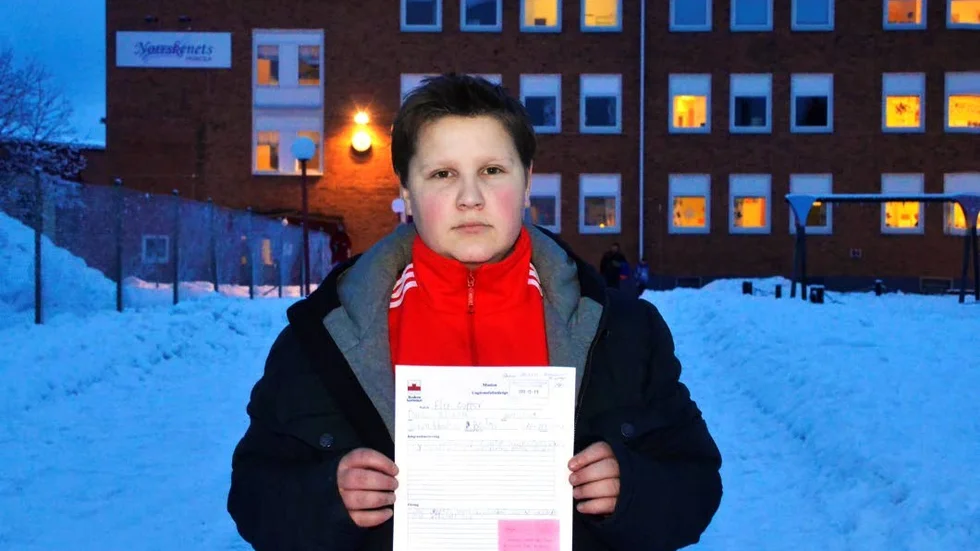 Tomas Kliauga, 14, fick inte svar på sin motion till ungdomsfullmäktige - för att han går i friskola.