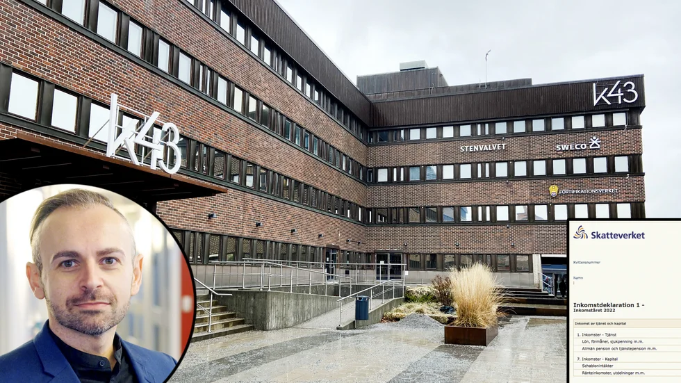 "Det finns två stycken lådor, med grå kulör. På de tillfälliga brevlådorna kommer det att stå följande text: 'I den här tillfälliga brevlådan kan du lämna in inkomstdeklarationen senast den 2 maj'", förklarar Alem Resulovic, sektionschef på Skatteverket.