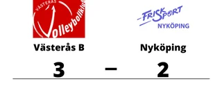 Nyköping föll mot Västerås B i avgörande set