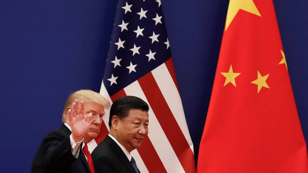 USA I VÄRLDEN. Donald Trump lämnade Kina och president Xi Jingping med en bunt till intet förpliktande löften om kinesiska investeringar i USA.?