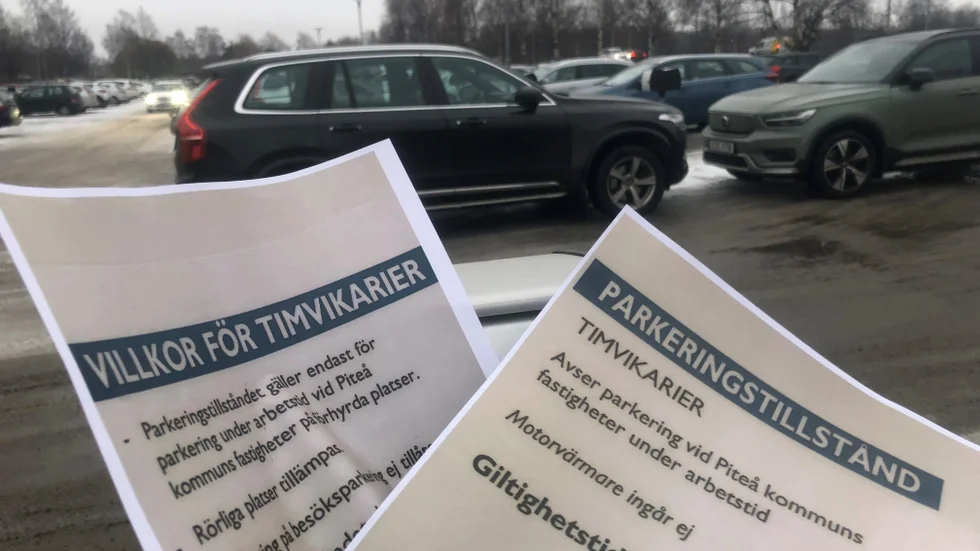 P-tillståndet för socialtjänstens vikarier gäller inte för motorvärmare.