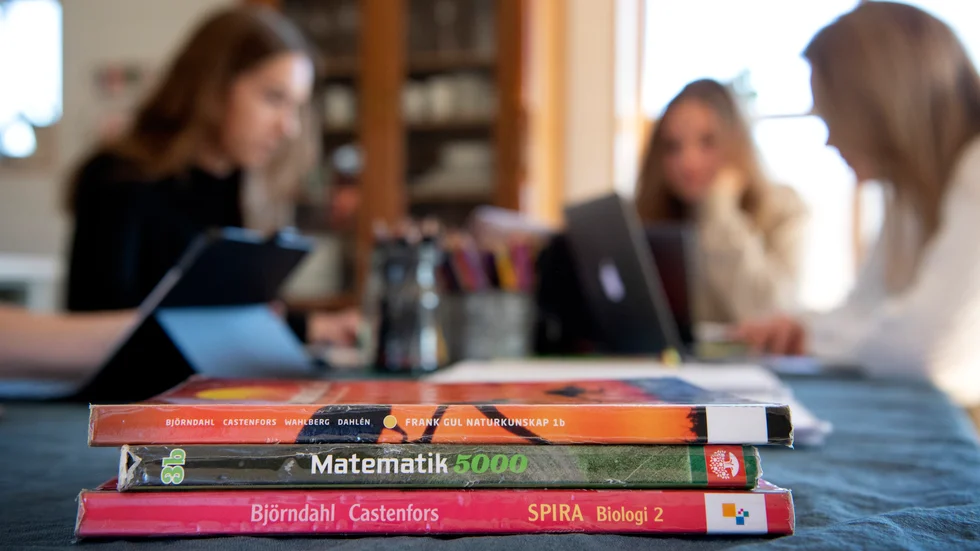 Pandemin innebar mycket distansundervisning för gymnasieeleverna. Arkivbild.