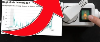 Snudd på rekorddyr el i Skellefteå – näst högsta dygnspriset sedan 2019