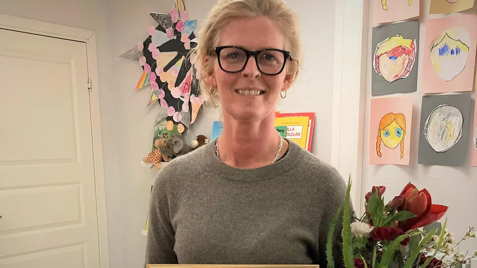 Årets andra pedagogiska pris går till Mia Philipsson på Lagga skola, strax norr om Knivsta.