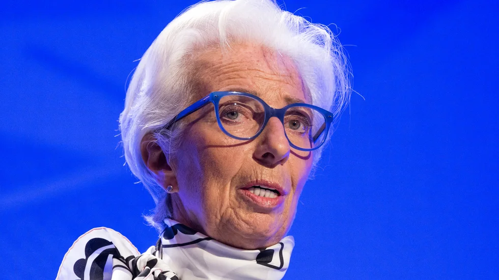 Christine Lagarde, chef för Europeiska centralbanken. Arkivbild.