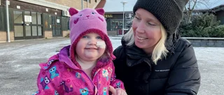 Treåriga Lina lever med ett annat barns hjärta