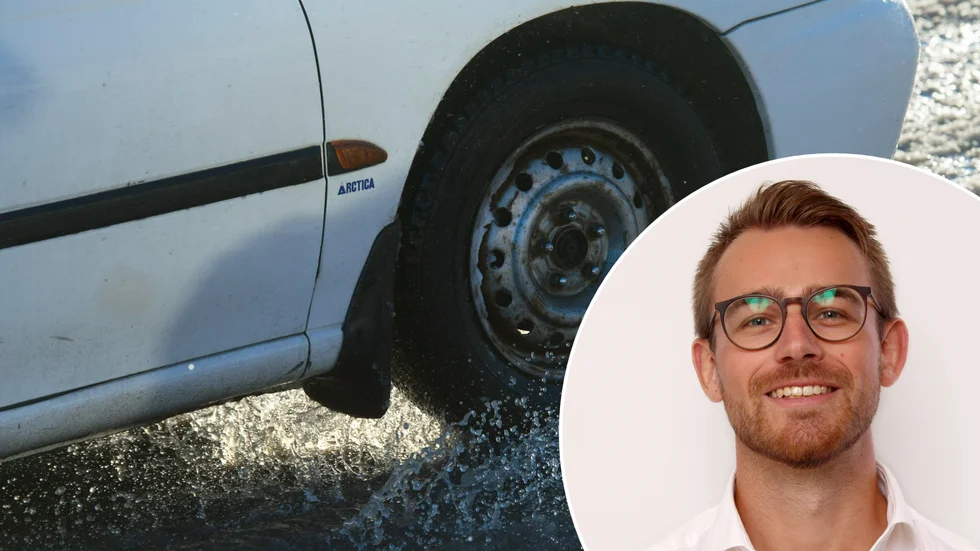 Meteorologen Linus Karlsson säger att snötäcket klarar plusgraderna som väntas i början av nästa vecka.