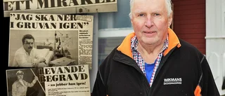 Han begravdes under tonvis med sten i gruvan • Överlevde mirakulöst • "Jag hörde dånet när hela hänget kom ner"
