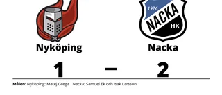 Nyköping föll i förlängning hemma mot Nacka