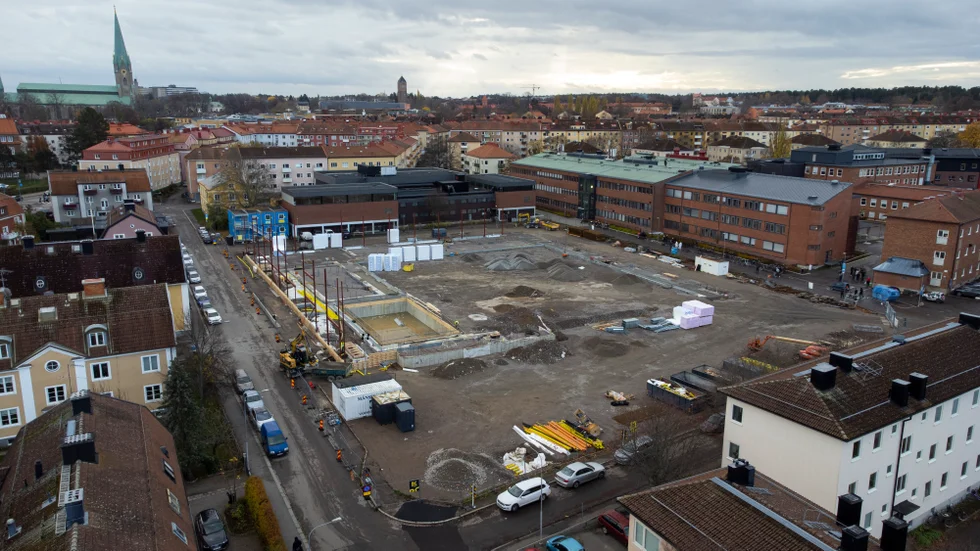 Vasahallen är nästa idrottshall att bli klar, tanken är att den tas i bruk sommaren 2024