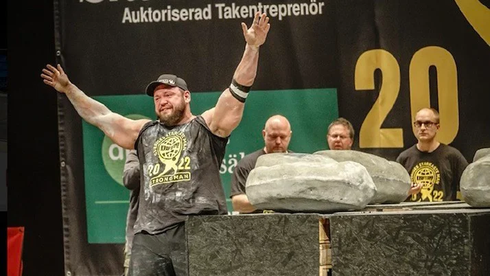 Andreas Ståhlberg från Mjölby kan nu titulera sig Sveriges starkaste man efter finalsegern i Växjö i lördags.