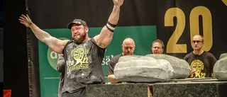 Andreas från Mjölby blev Sveriges starkaste man – med skadad biceps: "Det knakade och lät ganska obehagligt" 