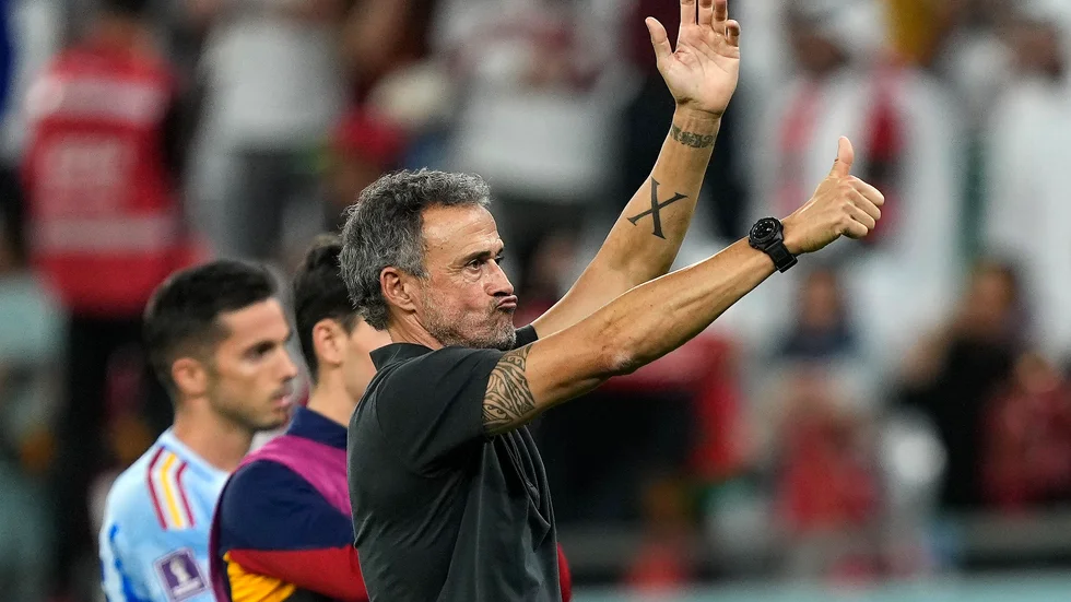 Luis Enrique lämnar jobbet som förbundskapten för Spanien efter förlusten i VM-åttondelsfinalen mot Marocko.