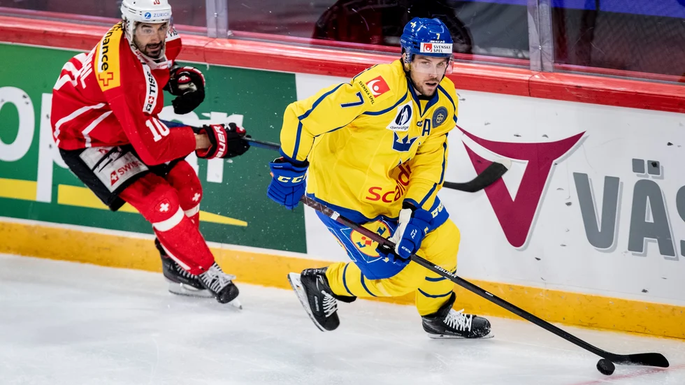 Henrik Tömmernes är ett av Schweiz-proffsen i Tre Kronors trupp.