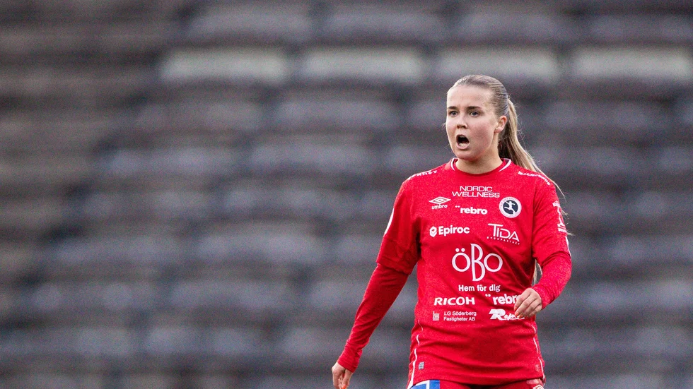 Amanda Rantanen, här i Örebros dress, avgjorde för LFC mot sitt gamla lag.