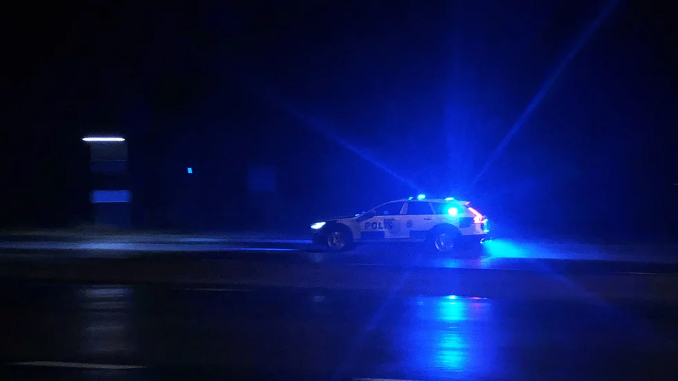 Polisen ryckte under natten mot fredagen ut till ett flerfamiljshus i Oxelösund. Bilden är tagen i ett annat sammanhang.