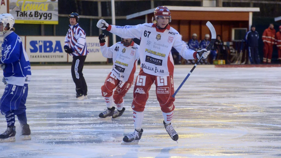 Filip Fransson gjorde fyra mål för Målilla.
