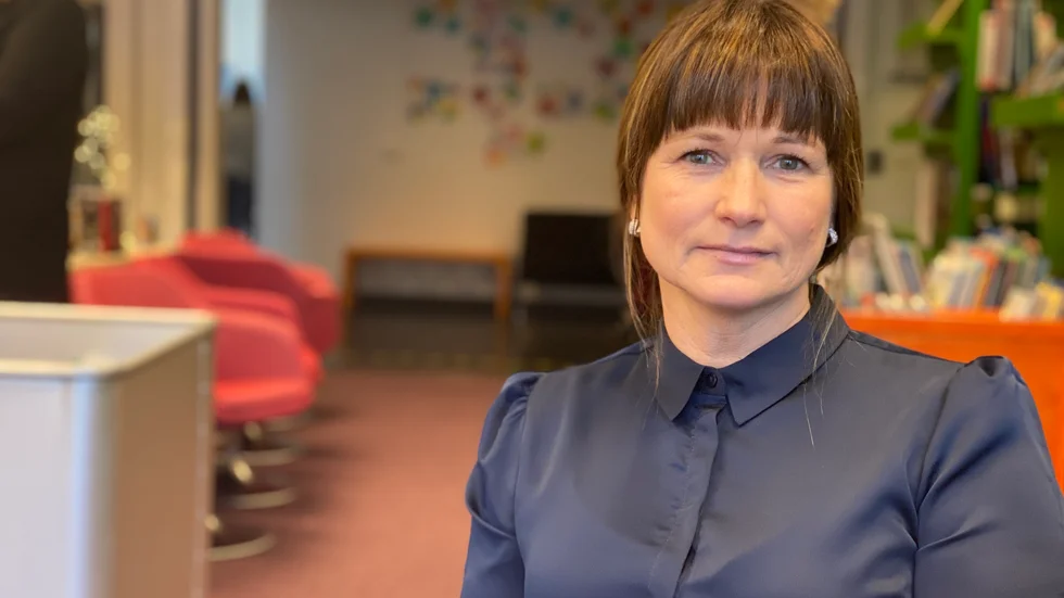 Carina Lidberg, huvudskyddsombud Lärarförbundet Kiruna