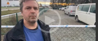 Se filmerna från brottsplatsen 