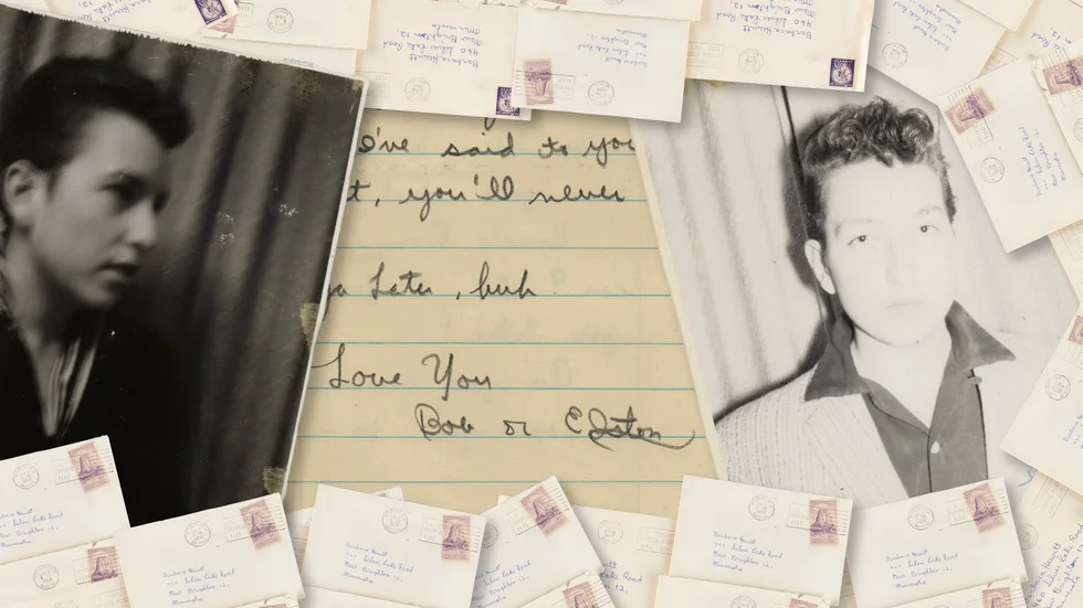 Breven skrevs av Bob Dylan i slutet av 1950-talet.