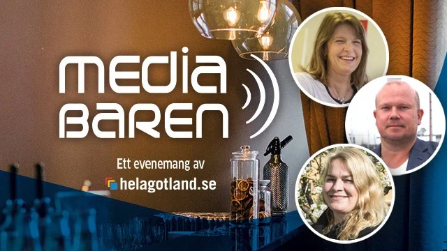 Cecilia Westerholm, Marcus Risberg och Jacqueline Raymond är gäster i Mediabaren den 15 november.