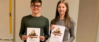  Piteåeleverna Alva och Jon på största kemimötet för gymnasister