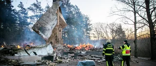 Villa utanför Trosa nedbrunnen – kunde inte räddas