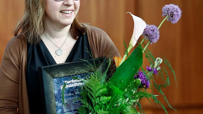 ÖVERRASKAD. "Jag trodde aldrig att jag skulle vinna", säger Kristina Bergdahl.