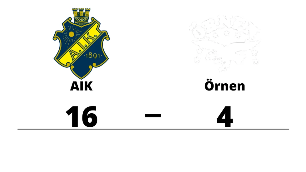 AIK H vann mot BK Örnen
