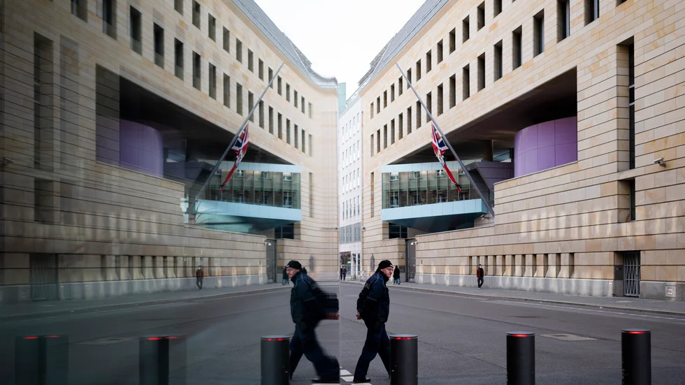 Storbritanniens ambassad i Berlin. Arkivbild.